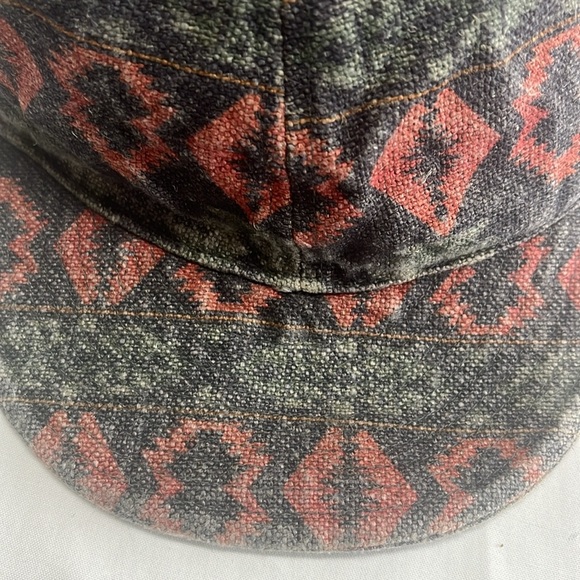 Double RRL Ralph Lauren Pure Linen Southwest Theme Men Hat Size L made in China - Picture 2 of 15